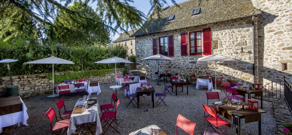 Terrasse Auberge de la Tour Marcoles